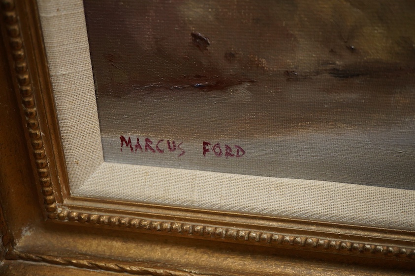 Marcus Ford (1914-1988), ‘Southwold from Walberswick’, signed, oil on canvas, 49 x 74cm